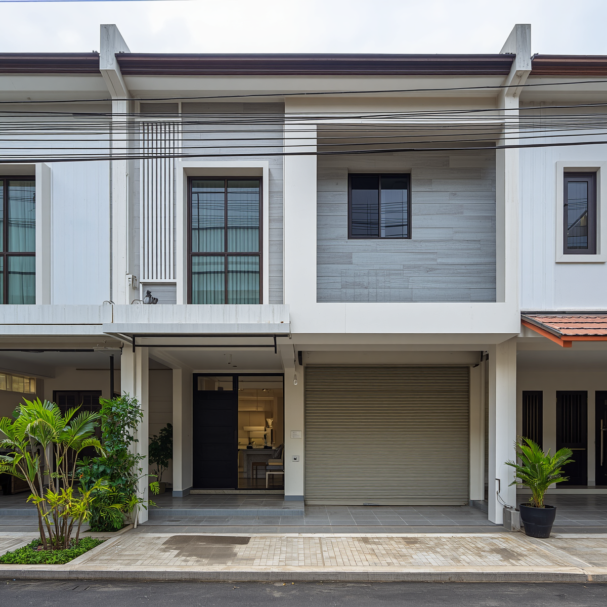 Pembangunan Rumah Tinggal Modern Dua Lantai